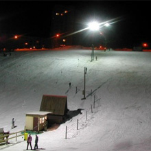 Pinďour - Večerní lyžování při umělém osvětlení